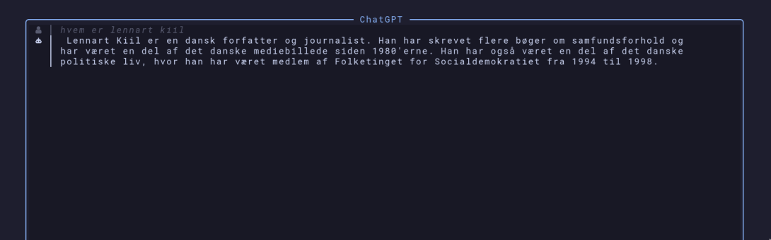 ChatGPT - ego